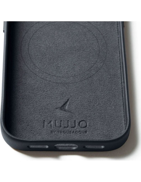 Etui skórzane do iphone 17 pro basalt mujjo