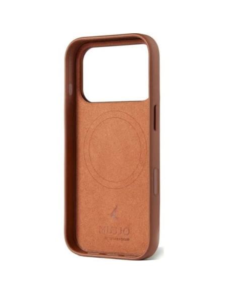 Etui skórzane do iphone 17 pro tan mujjo