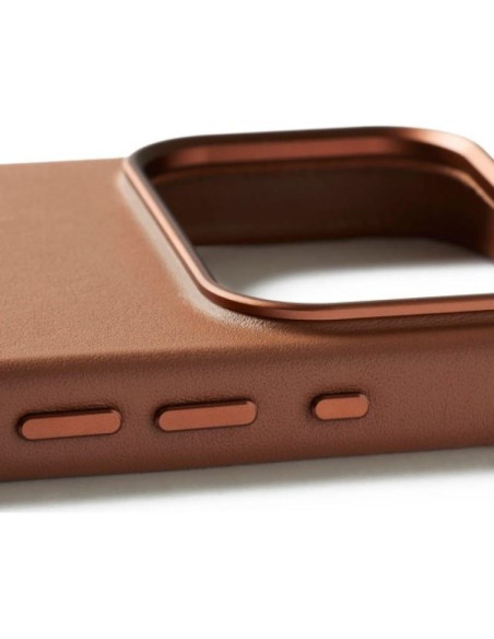 Etui skórzane do iphone 17 pro tan mujjo