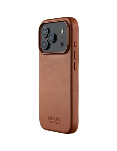 Etui skórzane do iphone 17 pro tan mujjo