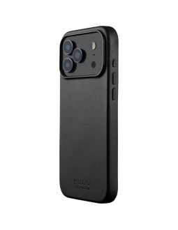Etui skórzane do iphone 17 pro max black mujjo 2