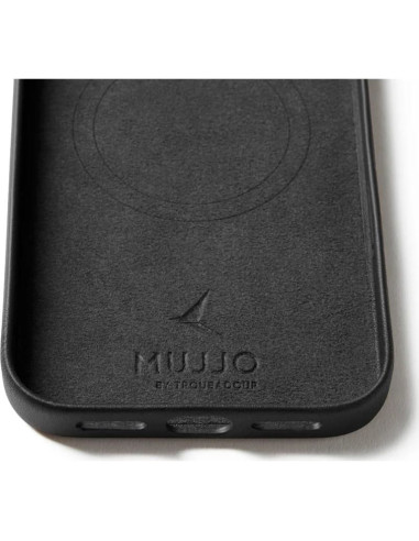 Etui skórzane do iphone 17 pro max black mujjo