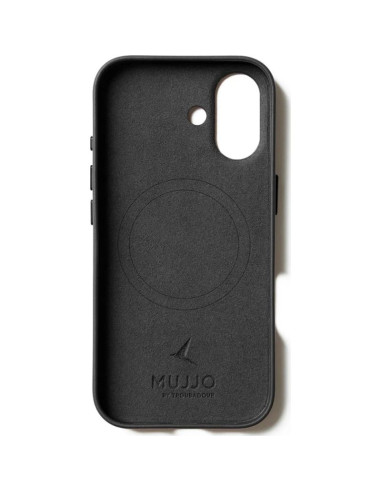 Etui skórzane do iphone 17 black mujjo