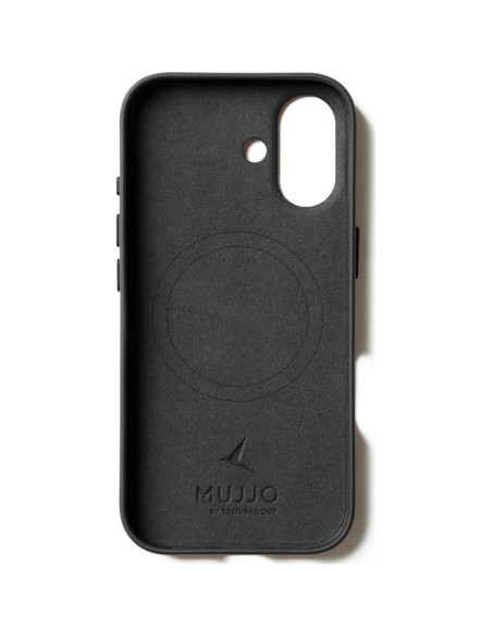 Etui skórzane do iphone 17 black mujjo