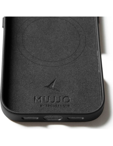 Etui skórzane do iphone 17 black mujjo