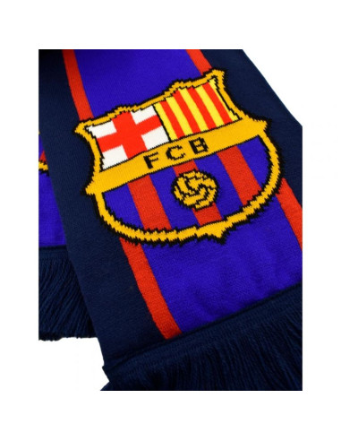 Fc barcelona szalik kibica dwustronny double knitted scarf 5004bud39