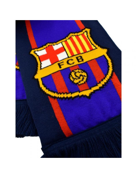 Fc barcelona szalik kibica dwustronny double knitted scarf 5004bud39