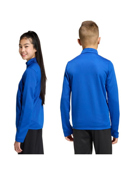 Bluza dla dzieci adidas entrada 26 training top niebieska jz6631
