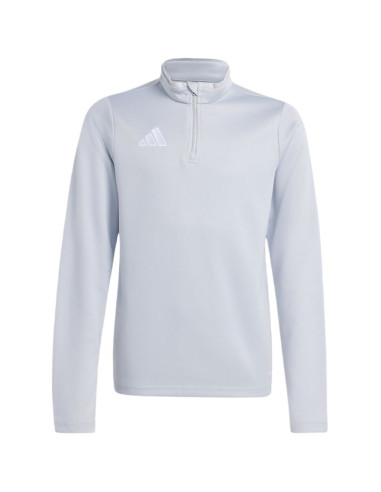 Bluza dla dzieci adidas entrada 26 training top jasnoszara jz6637
