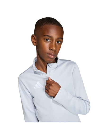 Bluza dla dzieci adidas entrada 26 training top jasnoszara jz6637