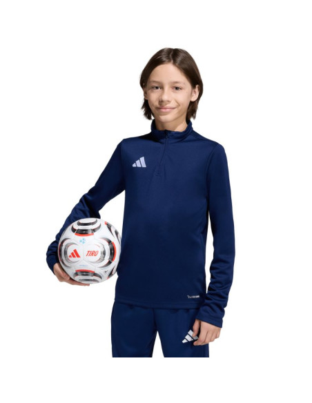 Bluza dla dzieci adidas entrada 26 training top granatowa jz6638