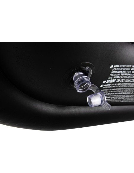 Fotel dmuchany z podnóżkiem deluxe 125x100x85cm 22321