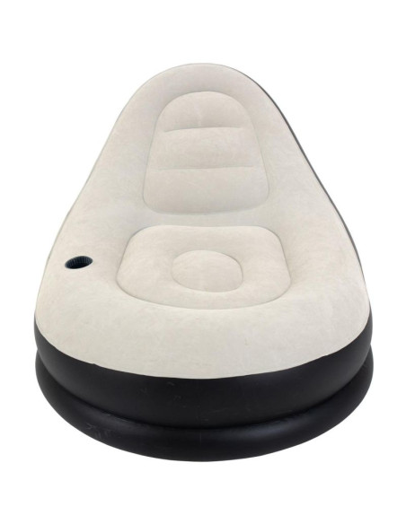Fotel dmuchany z podnóżkiem deluxe 125x100x85cm 22321
