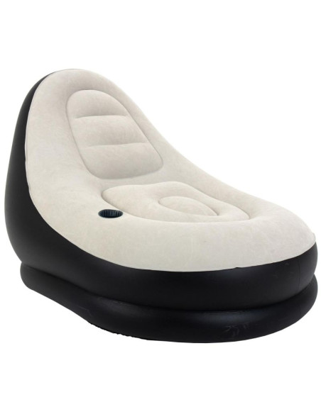 Fotel dmuchany z podnóżkiem deluxe 125x100x85cm 22321