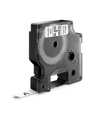 Taśma barwiąca dymo d1 9mmx7m czarny/biały s0720680 (9 mm )