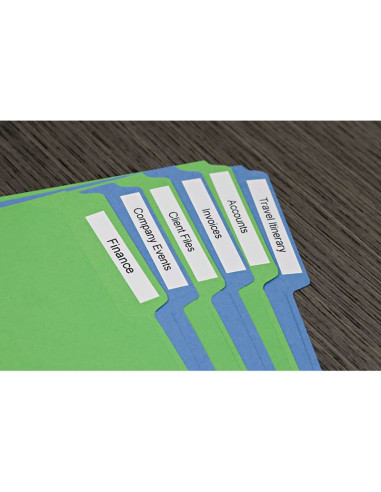 Taśma barwiąca dymo d1 9mmx7m czarny/biały s0720680 (9 mm )