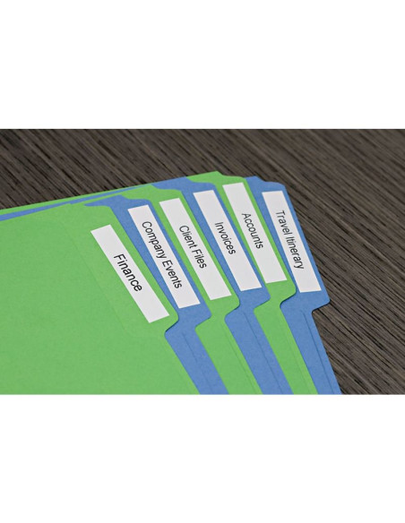 Taśma barwiąca dymo d1 9mmx7m czarny/biały s0720680 (9 mm )