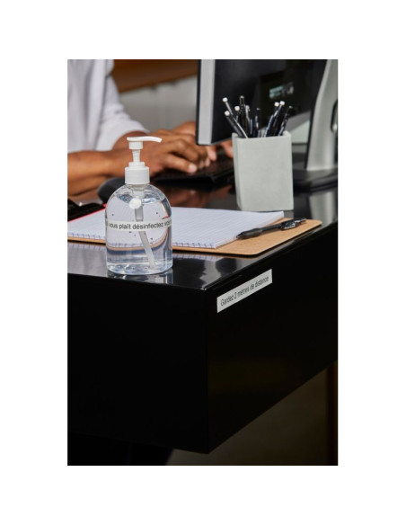 Taśma barwiąca dymo d1 9mmx7m czarny/biały s0720680 (9 mm )