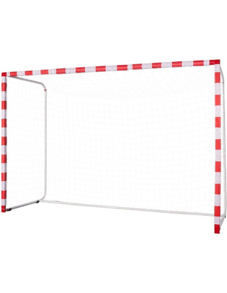 Siatka do bramki 300x160x90cm biało-czerwona enero