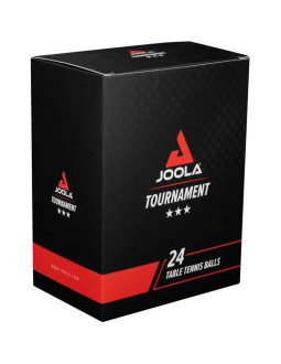 Piłeczki do tenisa stołowego joola tournament 3 gwiazdki 24szt białe
