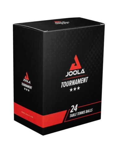 Piłeczki do tenisa stołowego joola tournament 3 gwiazdki 24szt białe