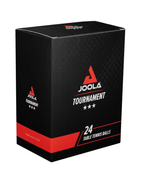 Piłeczki do tenisa stołowego joola tournament 3 gwiazdki 24szt białe