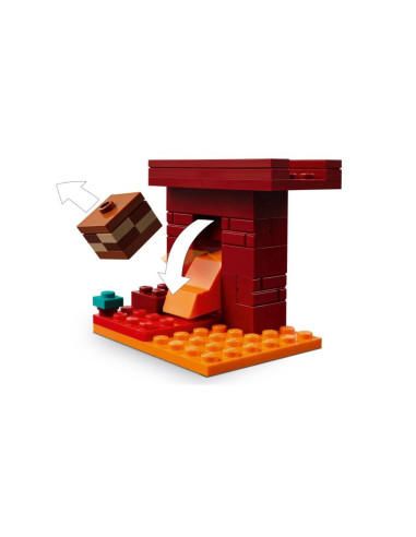 Lego minecraft 21266 bitwa na moście netheru