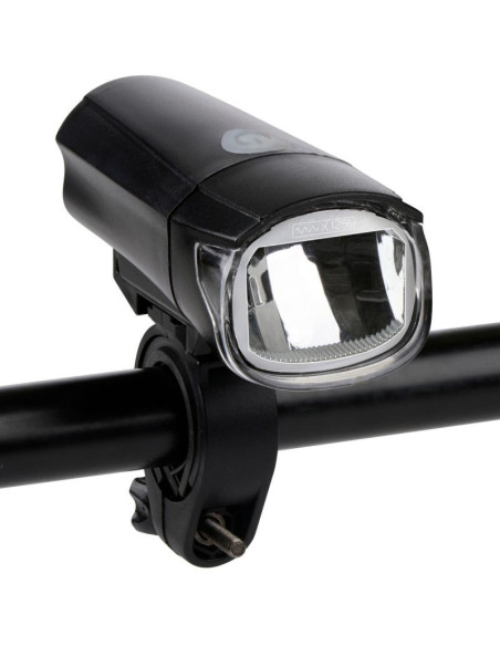 Lampka rowerowa przednia certyfikat dwa tryby świecenia na baterie dunlop