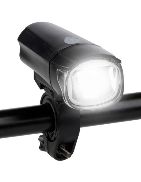 Lampka rowerowa przednia certyfikat dwa tryby świecenia na baterie dunlop