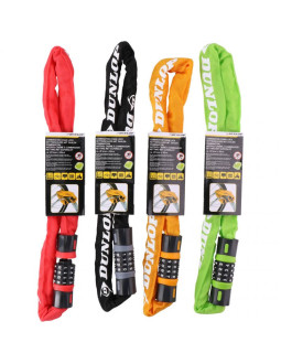 Zapięcie rowerowe dunlop chain lock numbers st 4ass 07559 2