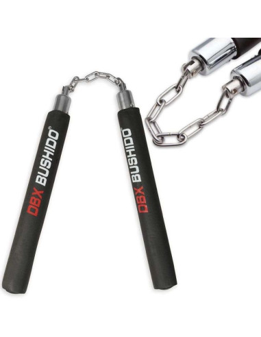 Nunchaku treningowe na łańcuszkach dbx bushido arw-5049