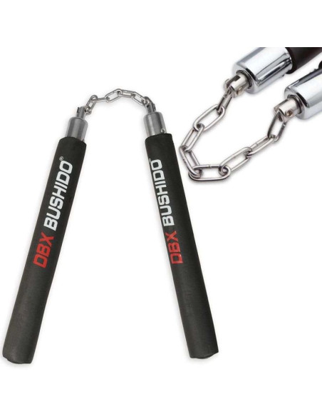 Nunchaku treningowe na łańcuszkach dbx bushido arw-5049