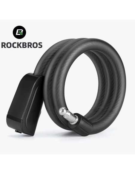 Rockbros zapięcie rowerowe 100cm + 2 klucze