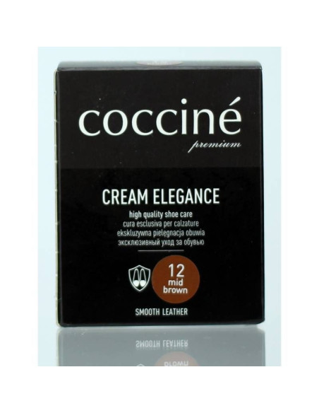 Pielęgnujący krem do obuwia średni brąz cream elegance coccine
