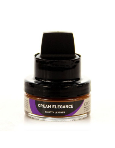 Pielęgnujący krem do obuwia średni brąz cream elegance coccine