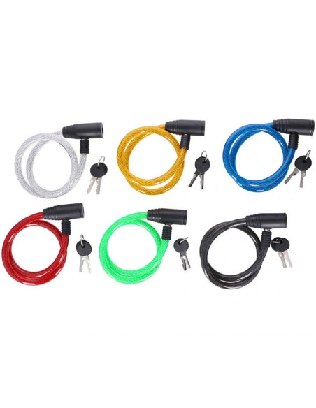 Zapięcie rowerowe dunlop cable lock d12mm 65 cm st 6ass 82646