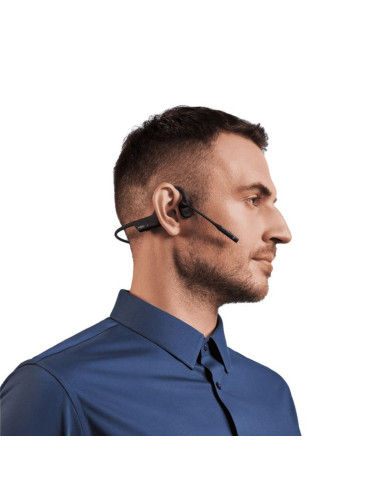 Słuchawki bezprzewodowe kostne shokz opencomm2 usb-c czarne