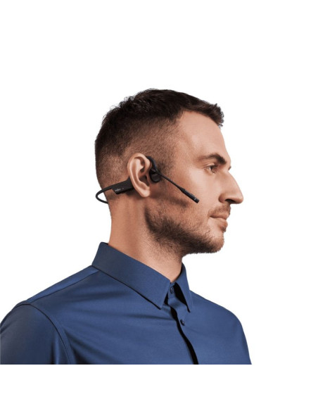 Słuchawki bezprzewodowe kostne shokz opencomm2 usb-c czarne