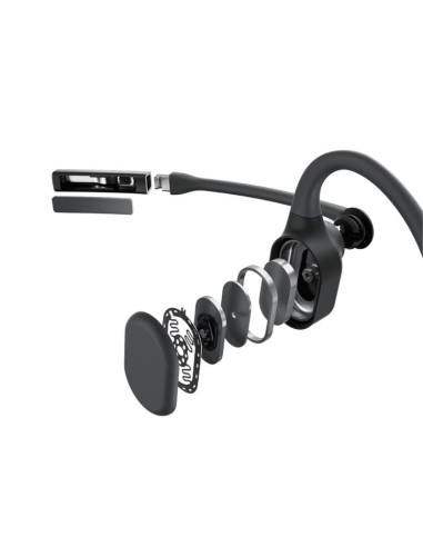 Słuchawki bezprzewodowe kostne shokz opencomm2 usb-c czarne