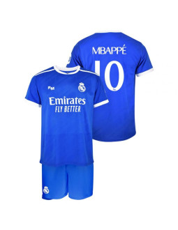 Real madryt komplet koszulka spodenki junior mbappe box rm25b3