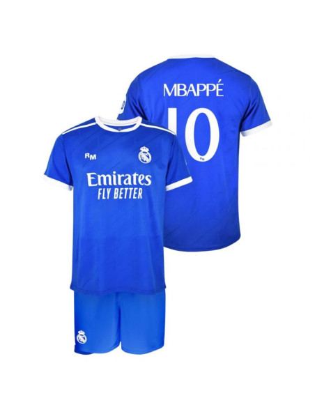 Real madryt komplet koszulka spodenki junior mbappe box rm25b3