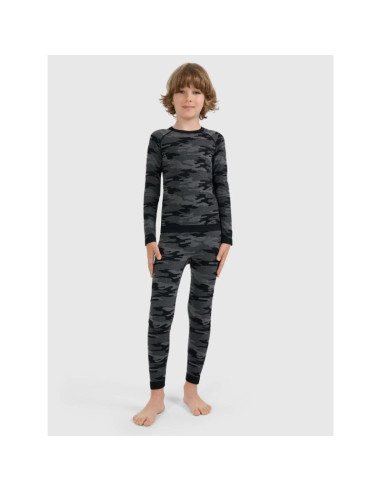 Bielizna termoaktywna bezszwowa komplet chłopięca 4f 4fjraw25useam266-90a