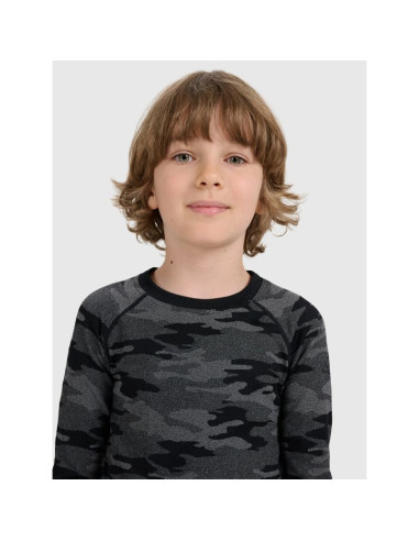 Bielizna termoaktywna bezszwowa komplet chłopięca 4f 4fjraw25useam266-90a