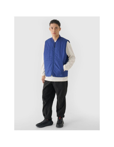 Bezrękawnik puchowy ze stójką męski 4f 4fraw24tvesm171-31s