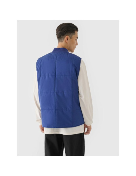 Bezrękawnik puchowy ze stójką męski 4f 4fraw24tvesm171-31s