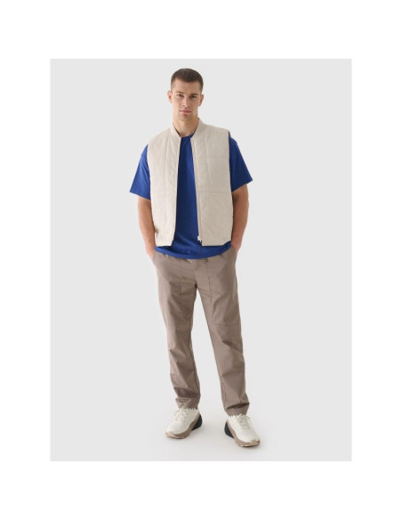 Bezrękawnik puchowy ze stójką męski 4f 4fraw24tvesm171-12s