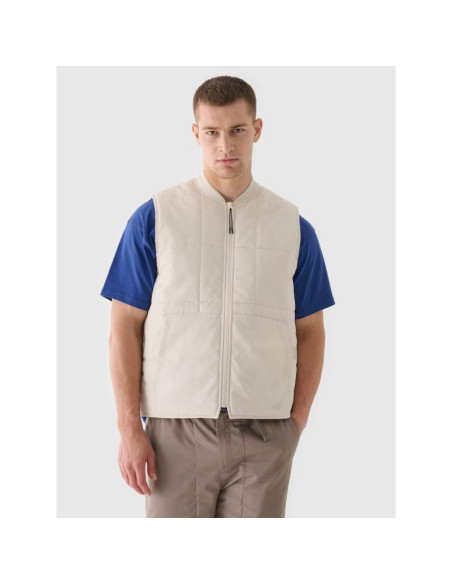 Bezrękawnik puchowy ze stójką męski 4f 4fraw24tvesm171-12s