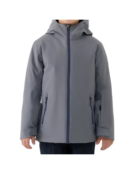 Kurtka narciarska dla chłopca 4f m0820 ciemny szary 4fjwaw25ttjam0820 23s