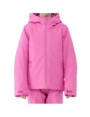 Kurtka narciarska dla dziewczynki 4f f0817 fuksja 4fjwaw25ttjaf0817 55s