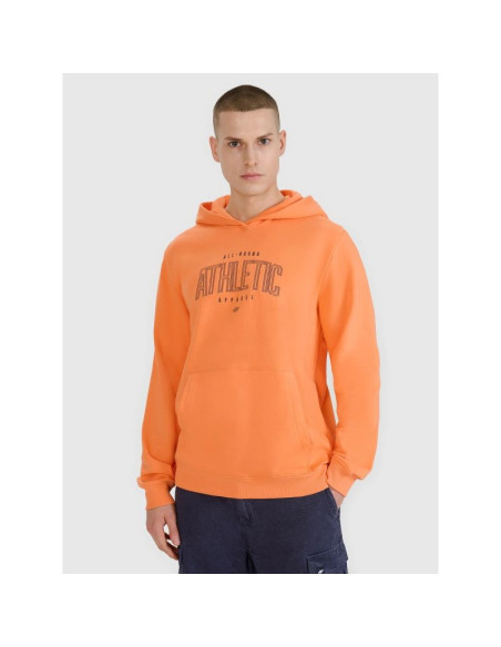 Bluza dresowa nierozpinana z kapturem męska 4f 4frss25tswsm2201-70s